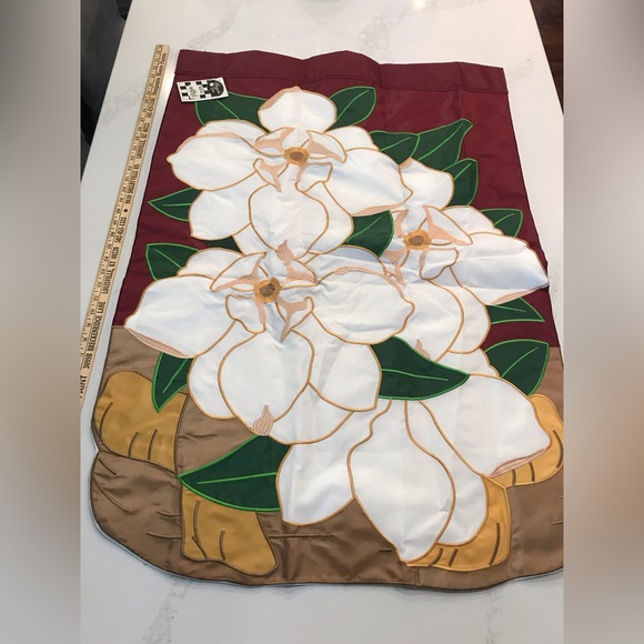 Outdoor Decorative Appliqué Flag Large Flowers NWT 29x42 - Picture 1 of 2